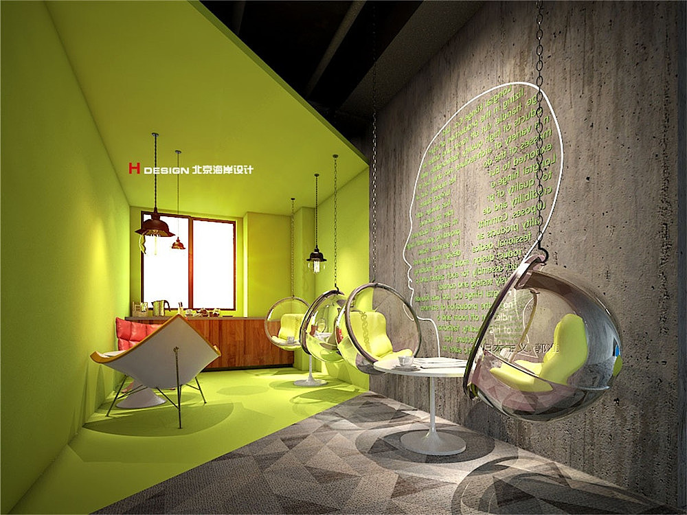 呼市信达地产办公室设计案例|空间|室内设计|海