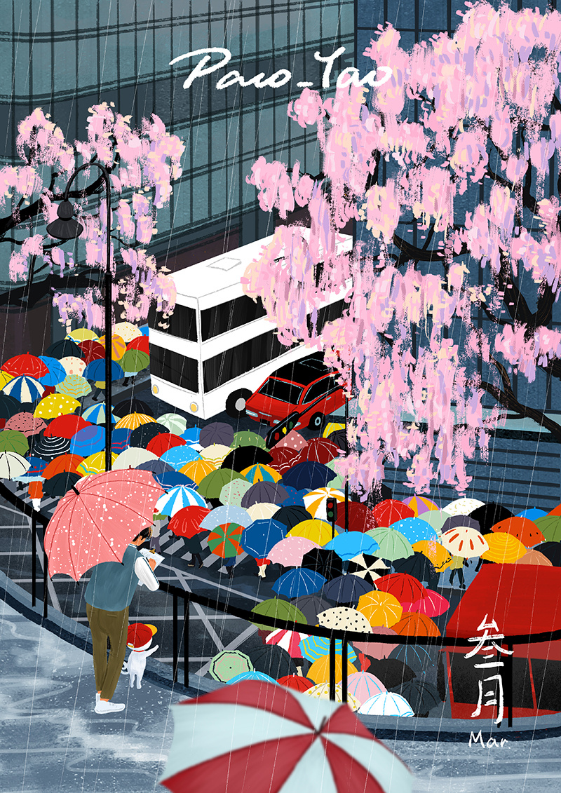 画了一年又一年|插画|其他插画|paco_yao - 原创作品