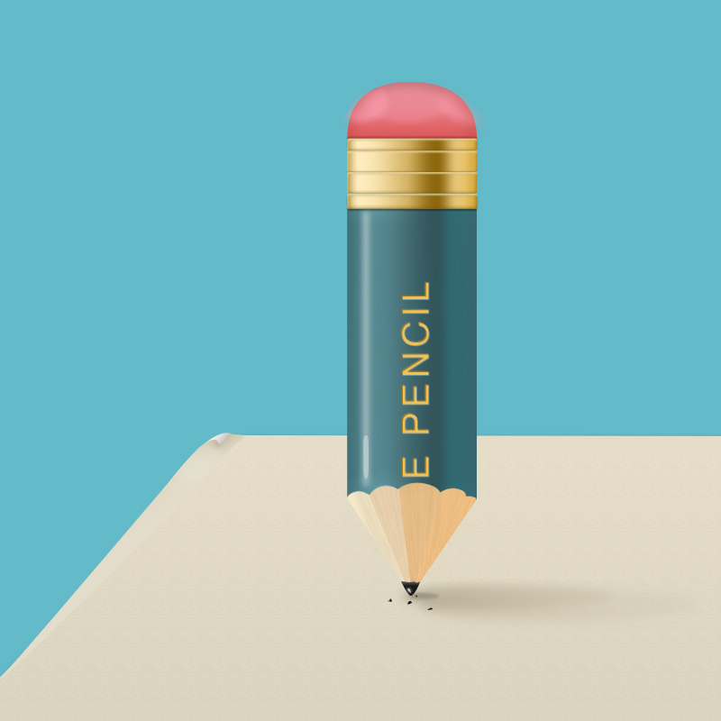 一支铅笔的绘制|图标|GUI|李加勉 - 原创设计作品