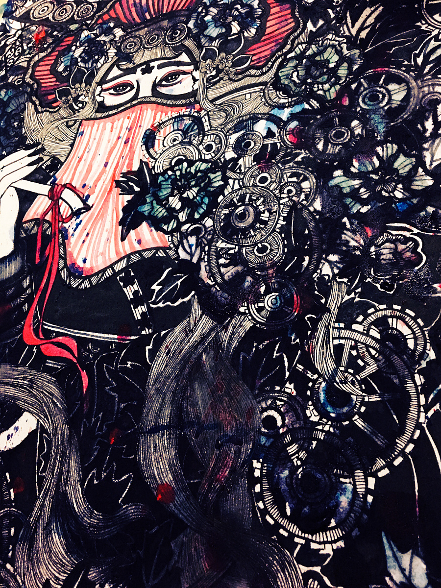 死亡重金属|绘画习作|插画|YANGABBY - 原创设