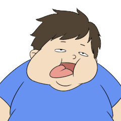 阿胖的烦恼|动漫|网络表情|tiamosy - 原创作品