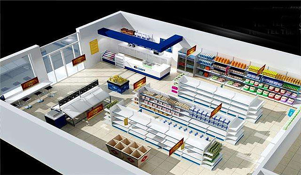 重庆超市装修设计公司/各种超市规划/超市装修效果图