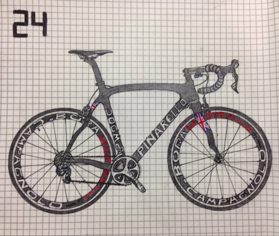 公路车手绘|像素画|插画|13828891501bb - 原创