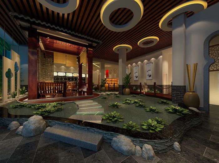 藏茗荟茶艺馆-兴义茶楼设计|贵阳茶楼设计|室内