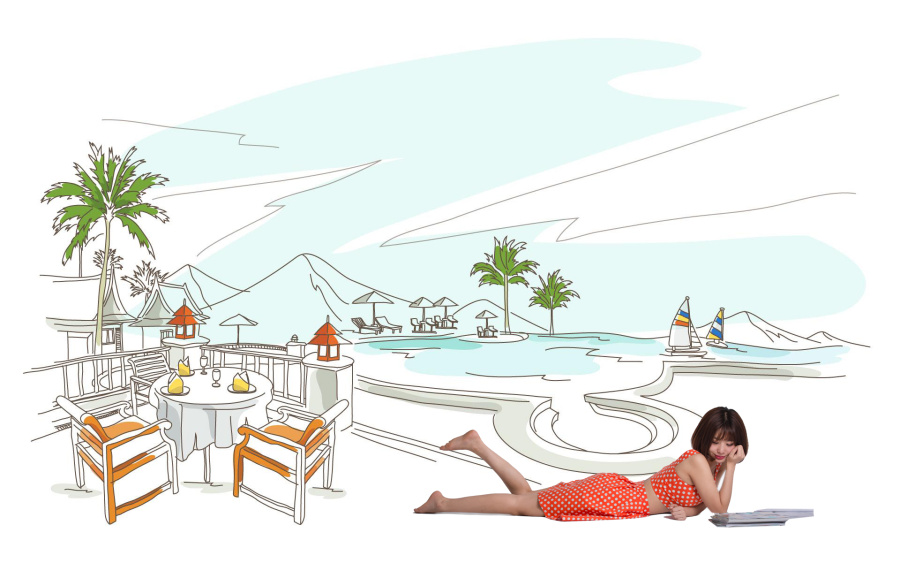 简笔画《世界那么大,我想去看看》|人像|摄影|h