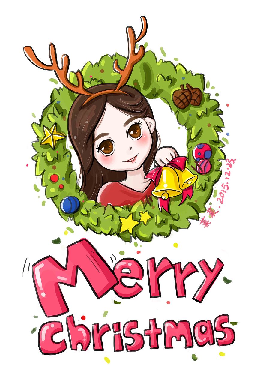 元旦&圣诞|绘画习作|插画|点点的点点点 - 原创设计作品 - 站酷 (ZCOOL)