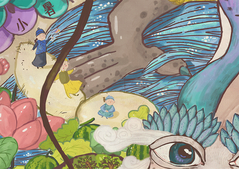 二十四节气商业插画设计