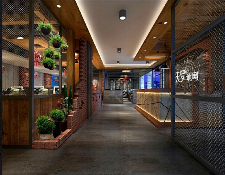 《天罗地网网咖装修设计》--浙江衢州网咖装修