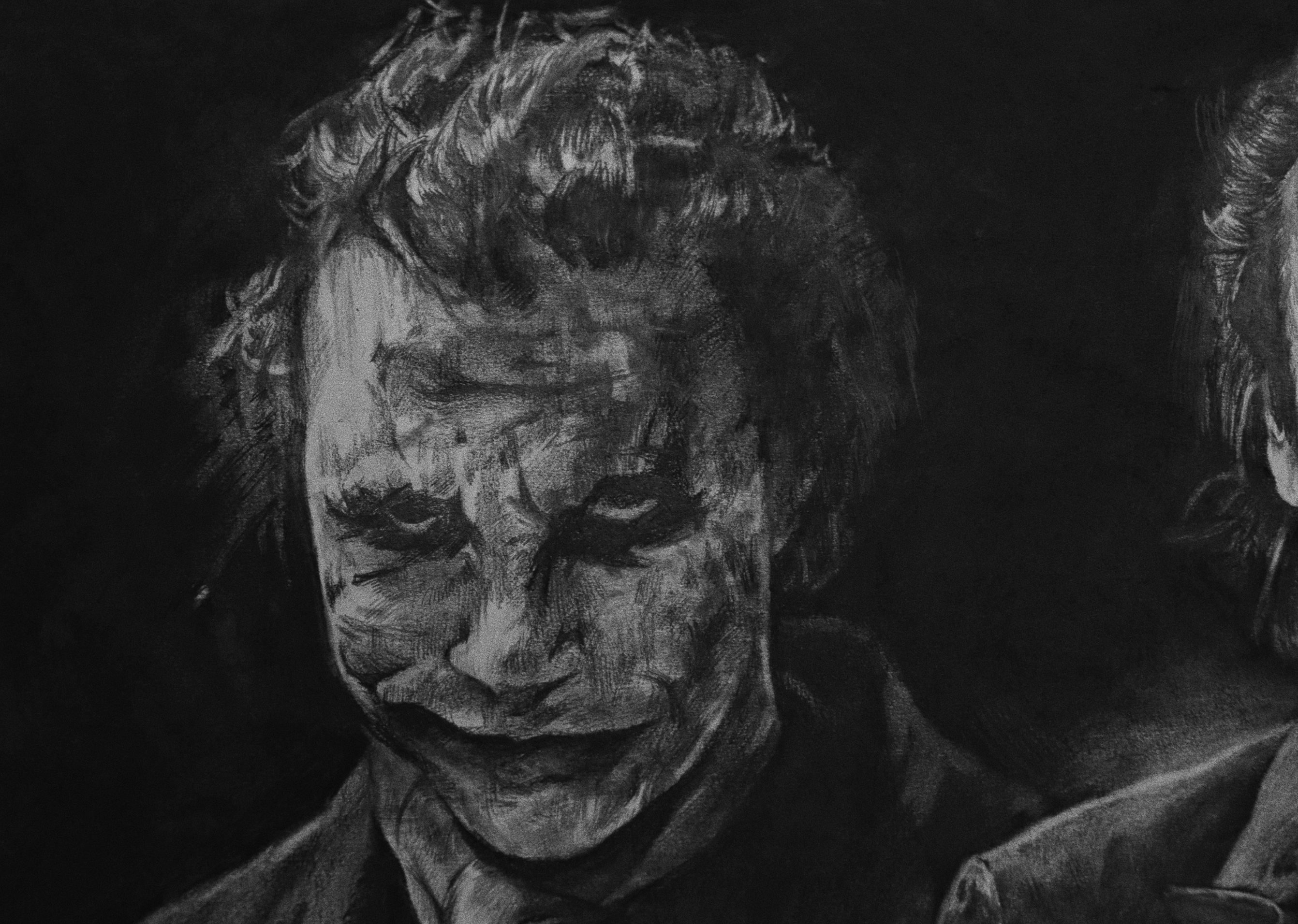 joker|纯艺术|素描|threebabyyyyy - 临摹作品 - 站酷