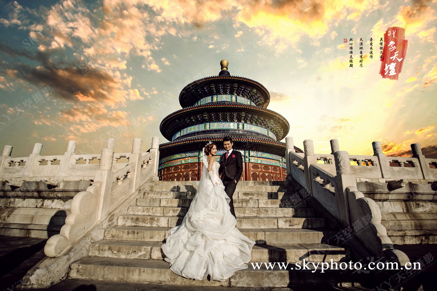 北京天空摄影最新天坛婚纱摄影作品-www.sky