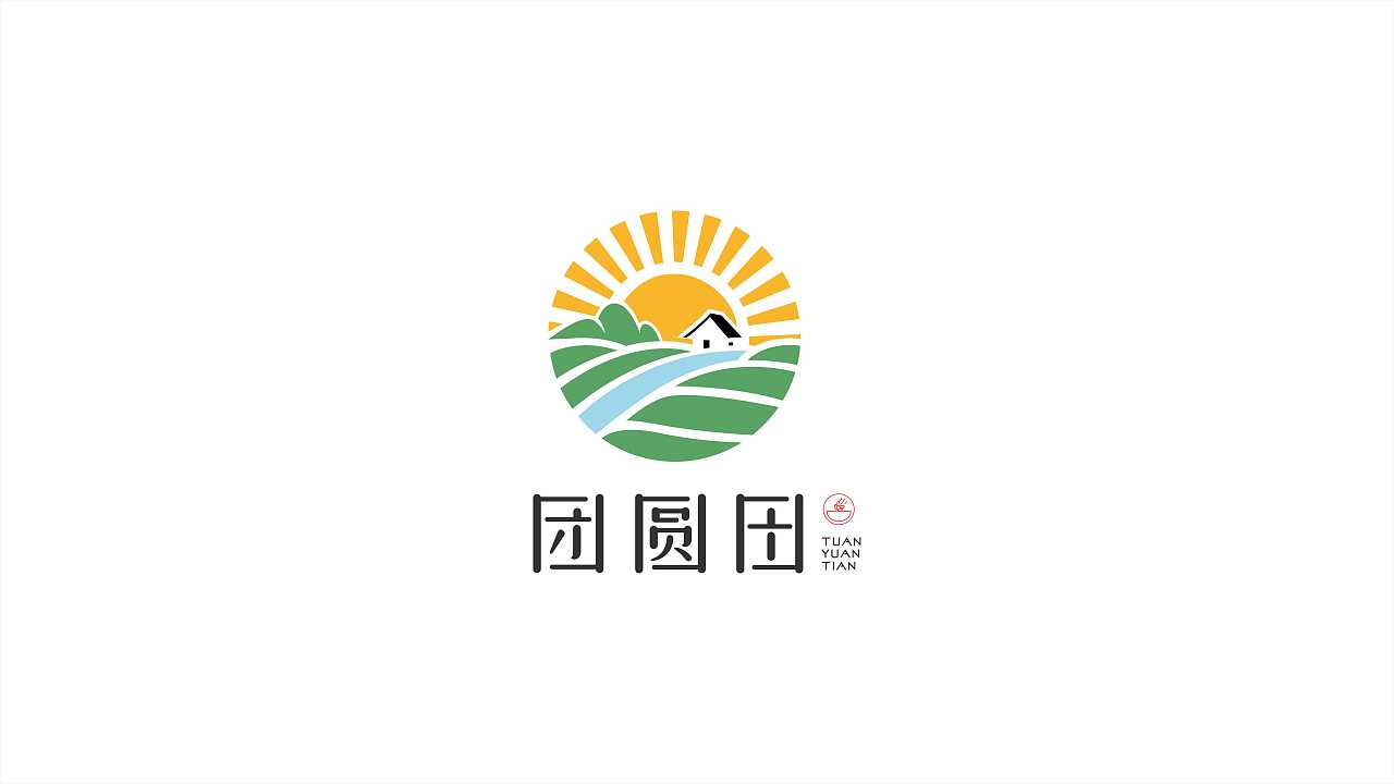谷物类农产品logo及部分vis应用