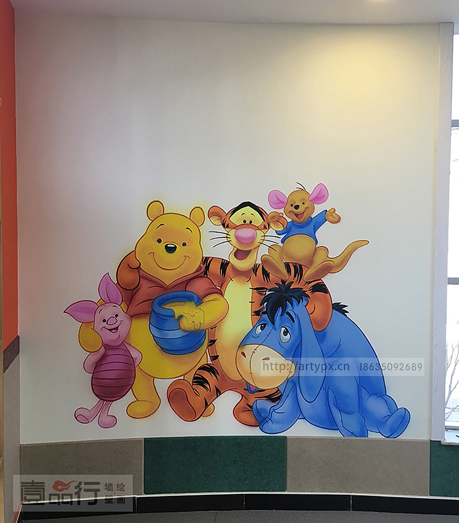 平遥墙绘|卡通墙体彩绘|幼儿园卡通墙体彩绘|晋中墙绘