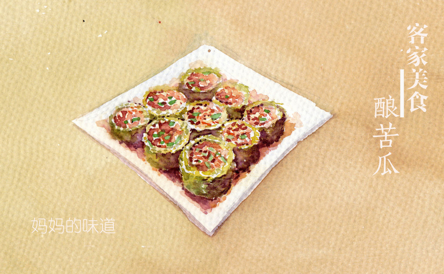 客家美食-明信片|绘画习作|插画|Flax - 原创设计