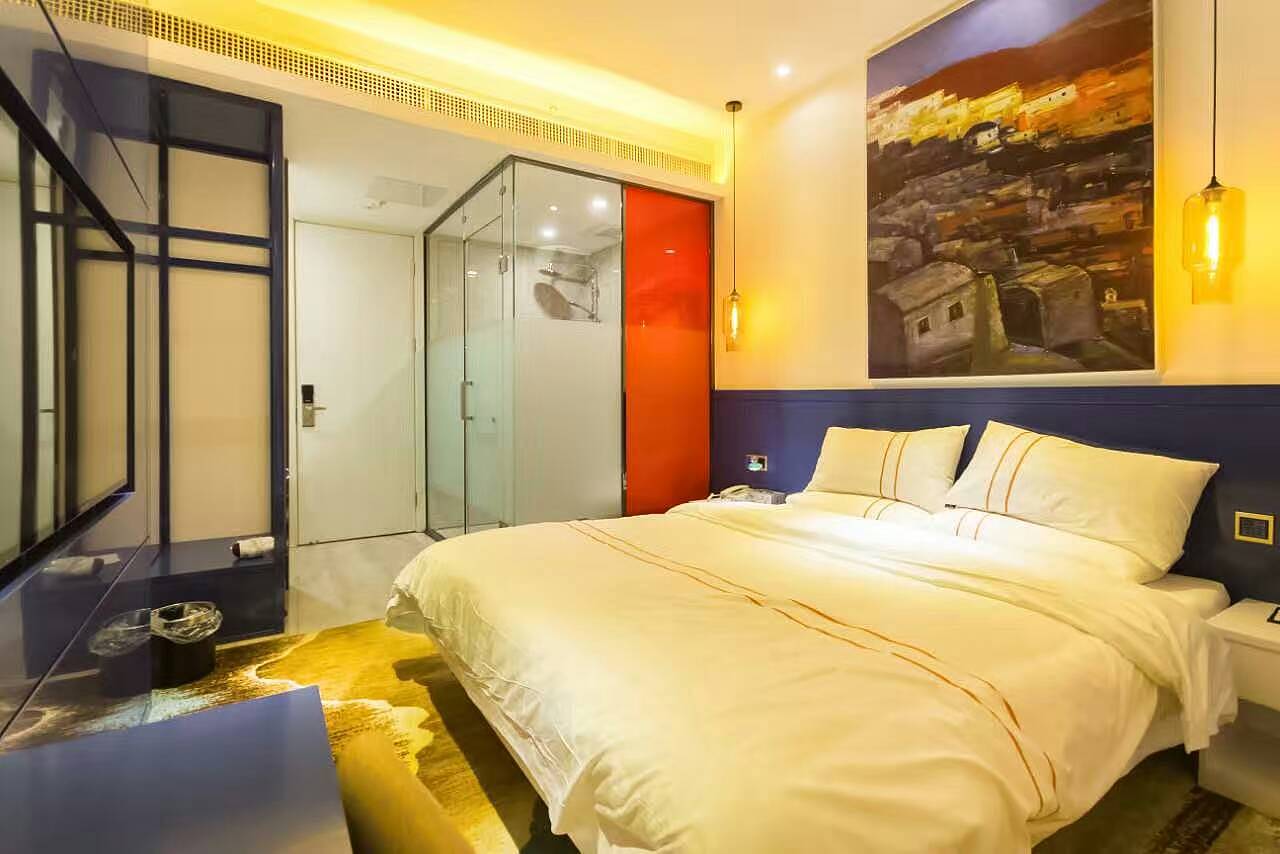 郑州时尚快捷酒店设计装修|郑州时尚快捷酒店