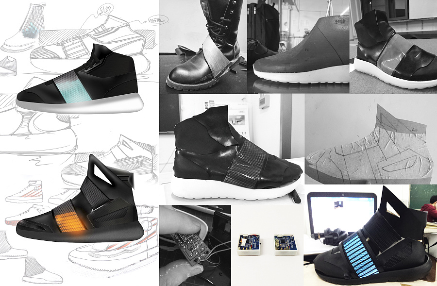 Lightap智能乐队鞋履实验设计|人机交互|工业\/产