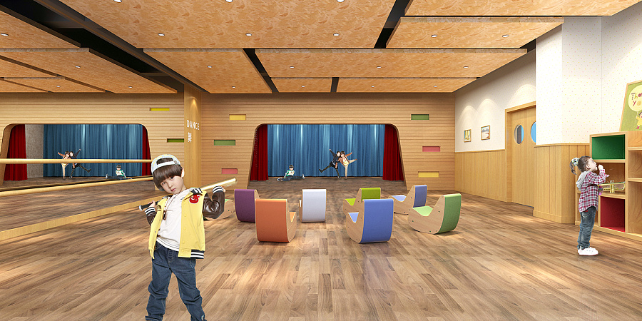 四川兰湾国际幼儿园品牌装修设计案例|室内设