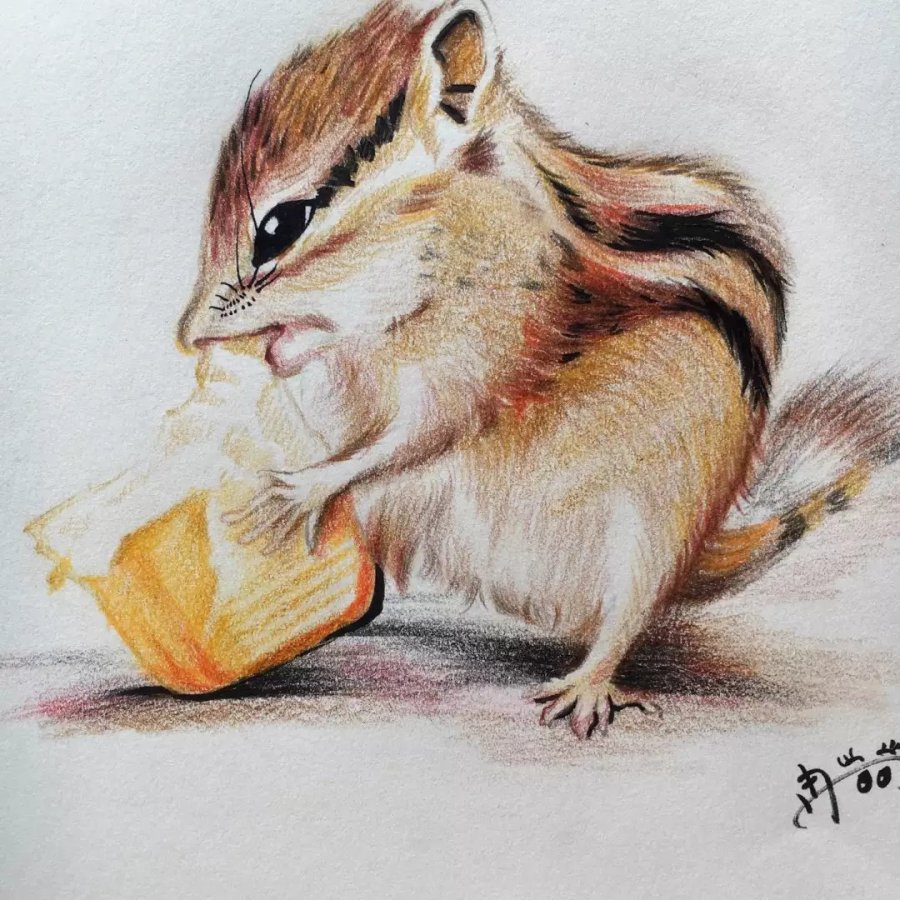 水溶性彩铅练习3|绘画习作|插画|无尽的独白 - 原