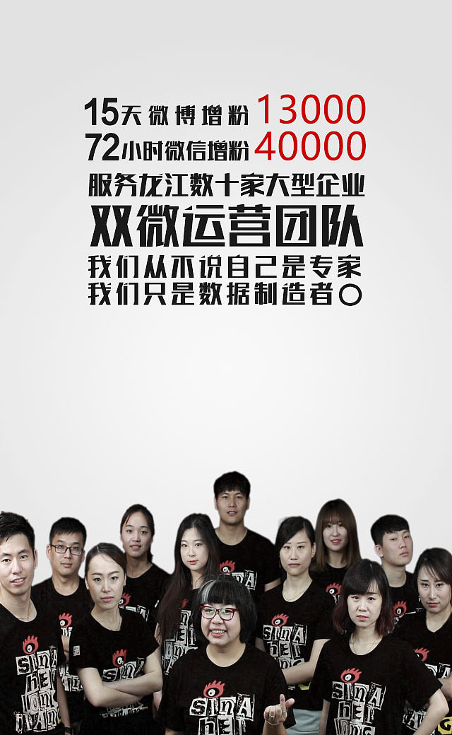 新浪黑龙江双微运营团队宣传H5|平面|海报|ftc352422 - 原创作品 - 站酷 (ZCOOL)