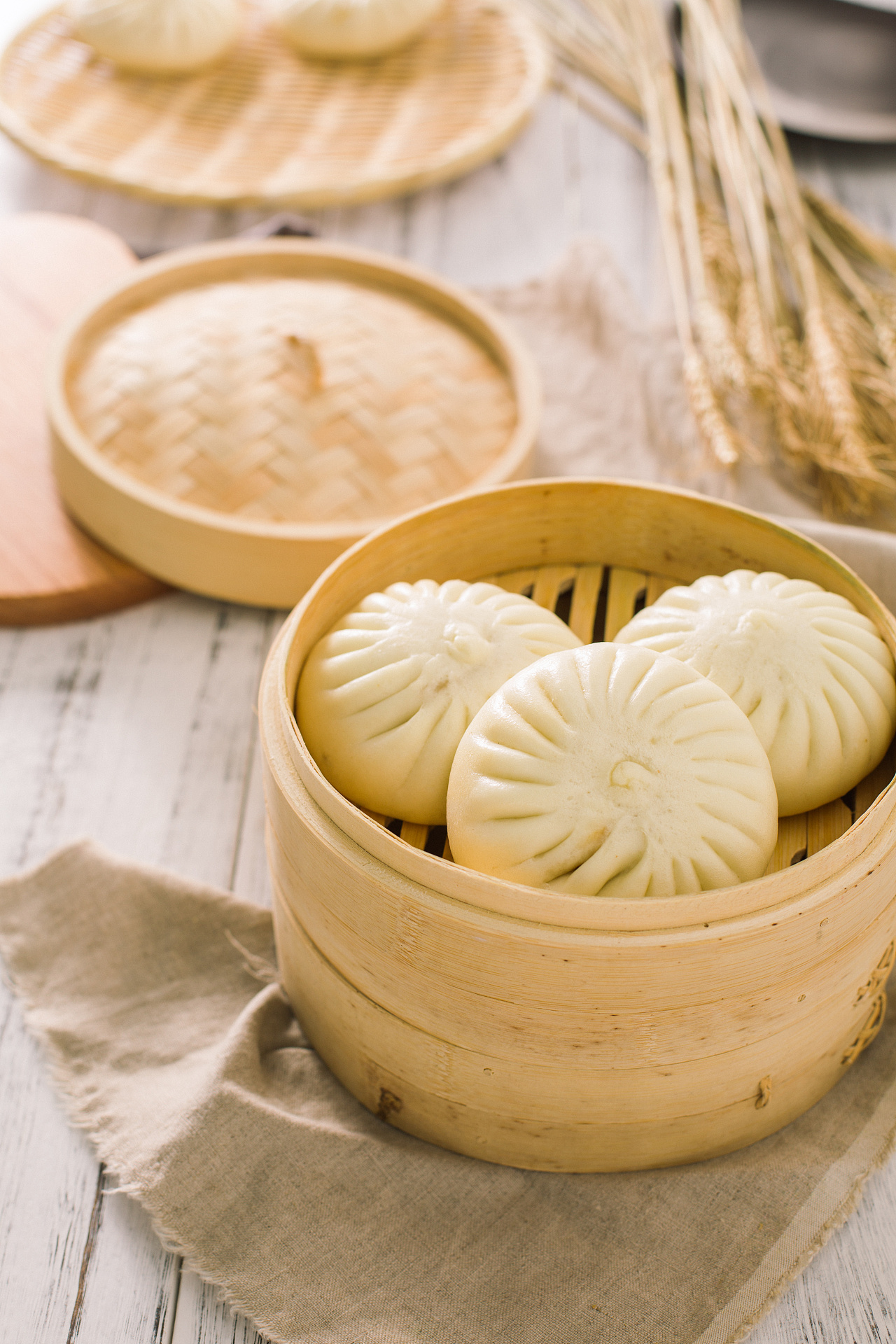 中华传统美食-甘其食包子美食摄影|摄影|静物|B