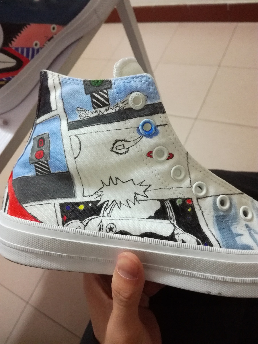 手绘匡威2代|其他绘画|插画|巴奥还只是年轻 - 原