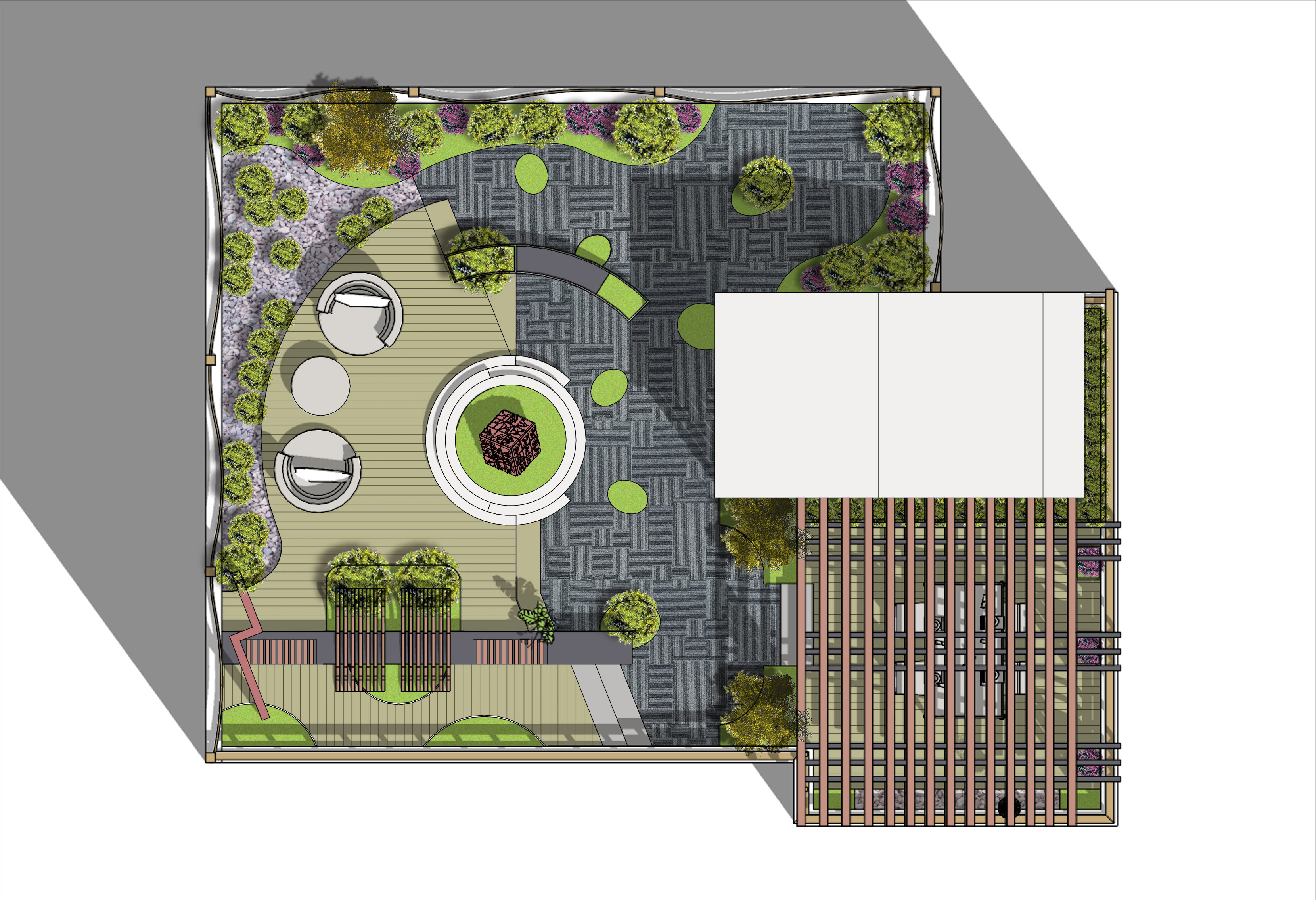 深圳·桃红湾屋顶花园|空间|景观设计|天地人景观设计 - 原创作品 - 站酷 (ZCOOL)