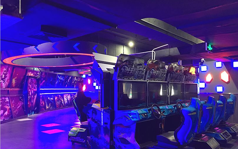 核客飞船电玩城装修设计-成都电玩城设计|成都
