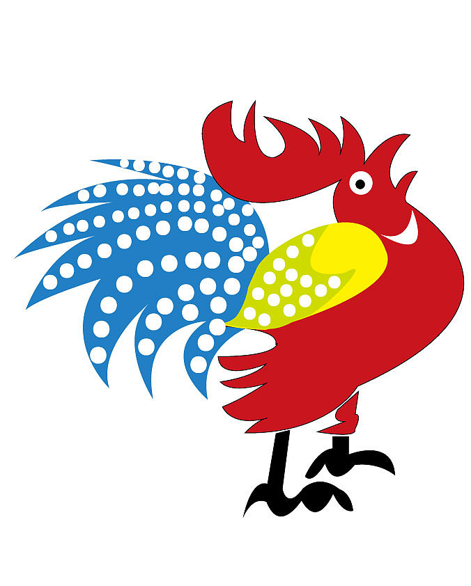 卡通动物设计,在ai上绘制的简单卡通图片.