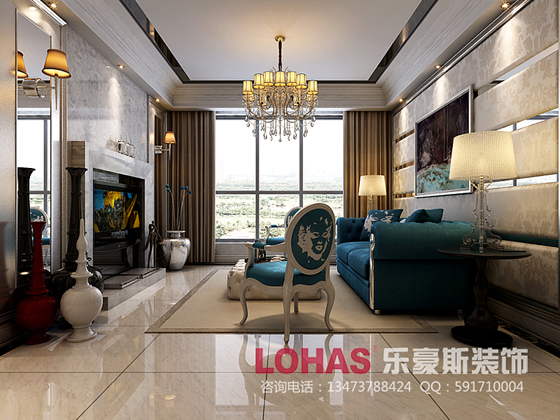 【石家庄想象国际装修】想象国际3#三室127.