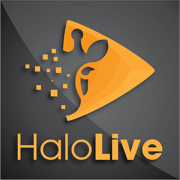 halo live logo design