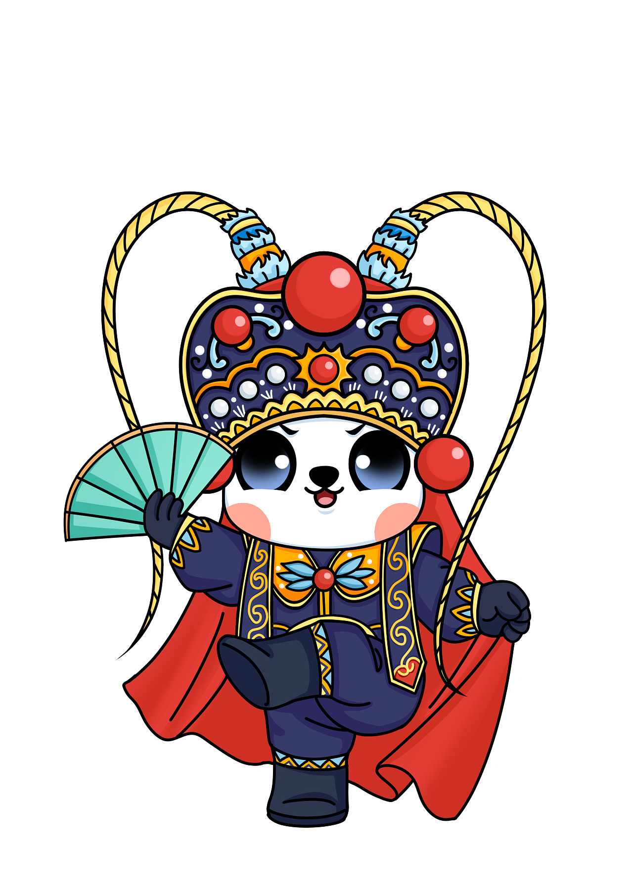 川剧熊猫ip形象设计