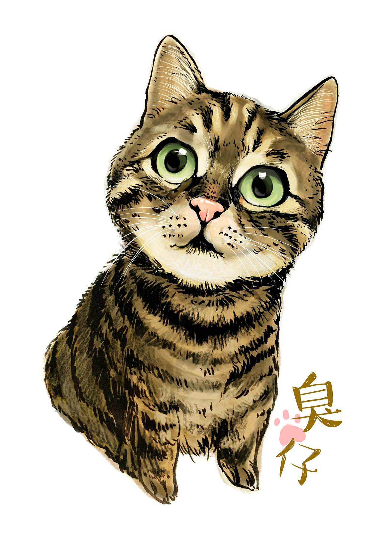 手绘-彩铅-猫猫猫|纯艺术|绘画|Hazel_Art - 原创作品 - 站酷 (ZCOOL)