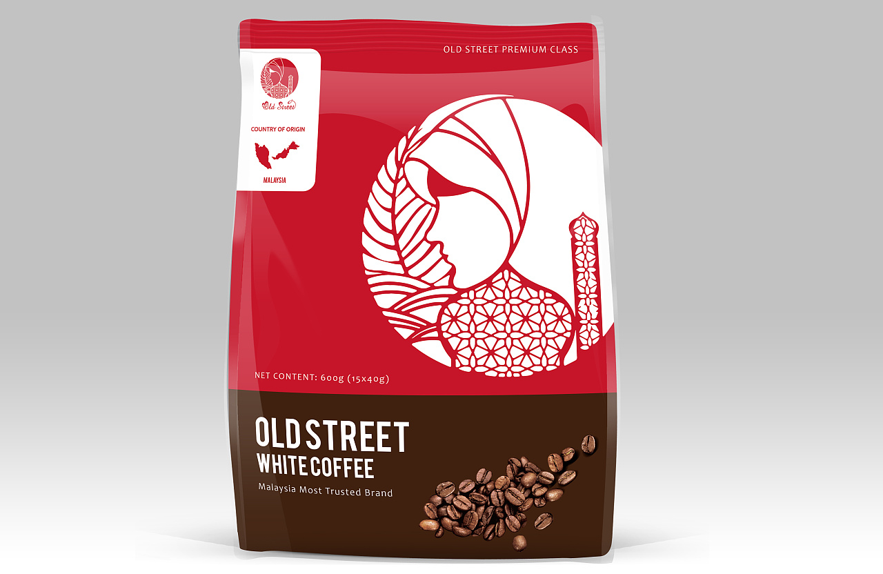 【马来西亚老街】咖啡包装 咖啡粉 咖啡豆 铝箔袋