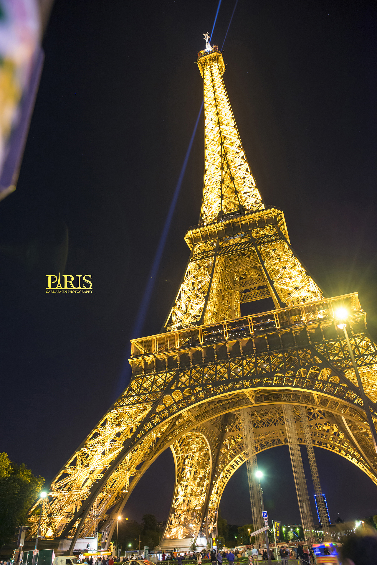 高清晰巴黎夜景壁纸-欧莱凯设计网