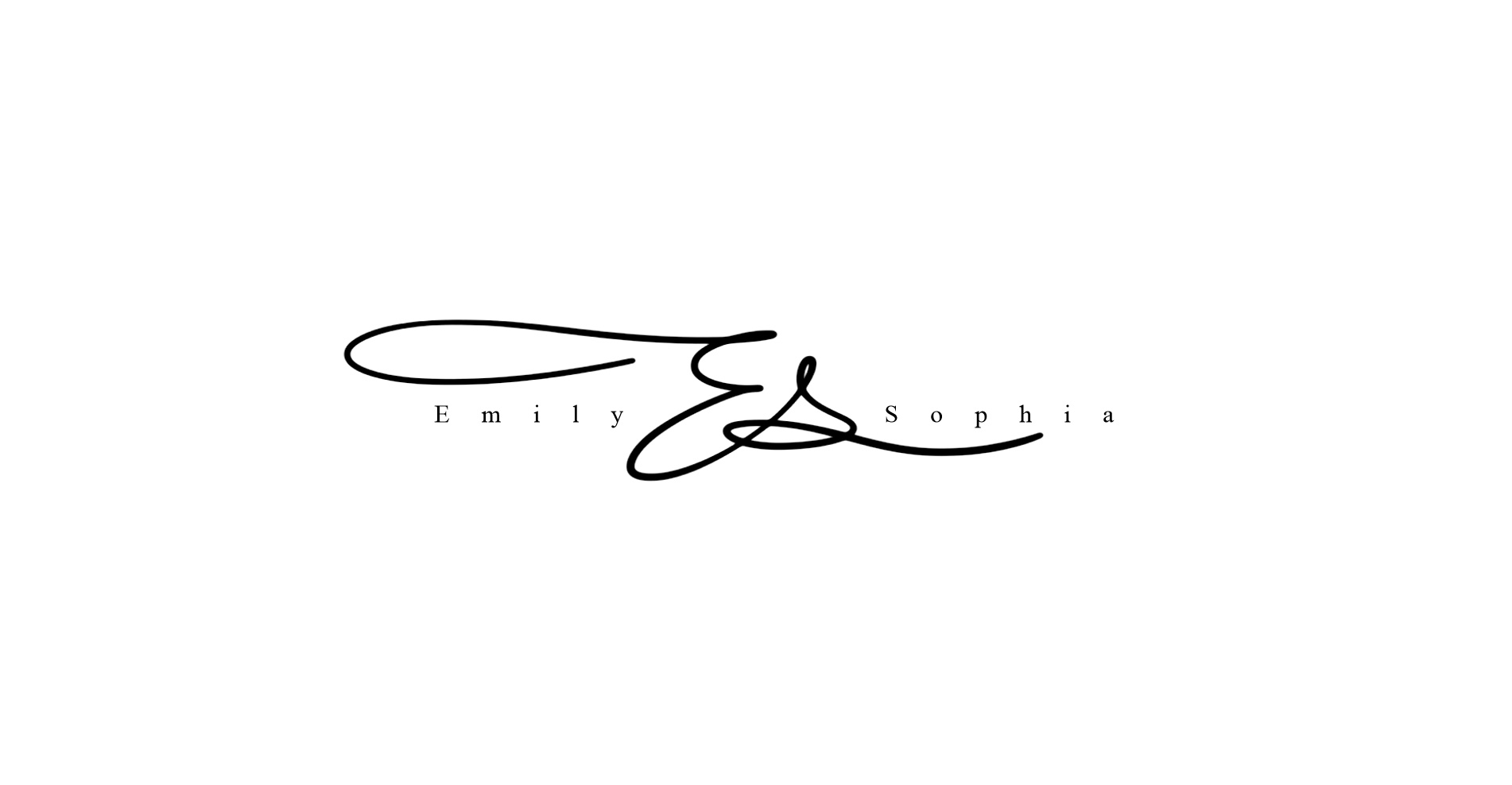 英文手写标志设计丨纯手写丨signature logo design