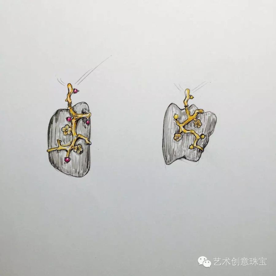 简谈沉香镶嵌设计|首饰|手工艺|代波军艺术珠宝