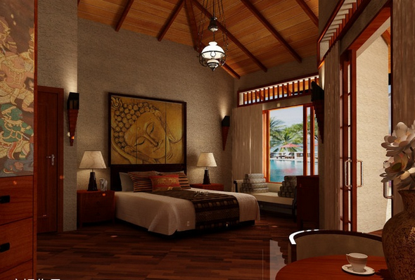 武威东南亚风格足浴会所设计-武威特色足浴会