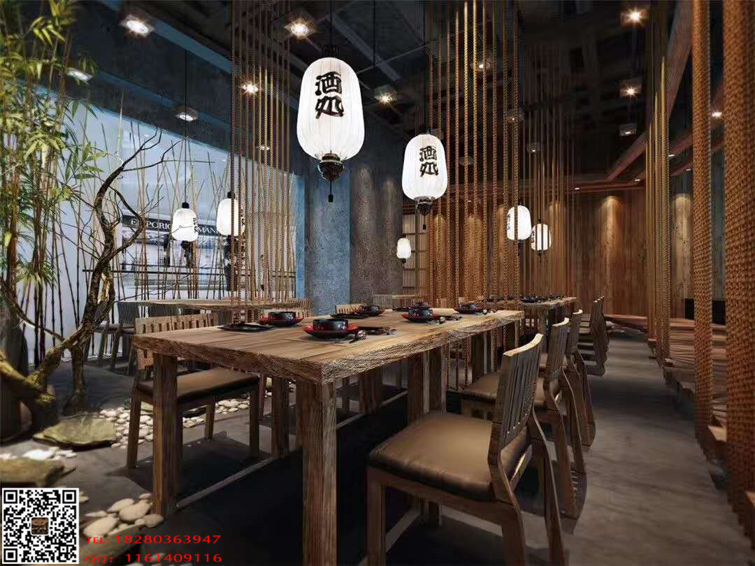 成都餐厅装修风格,成都日式餐厅装修案例,成都专业特色餐厅装修设计