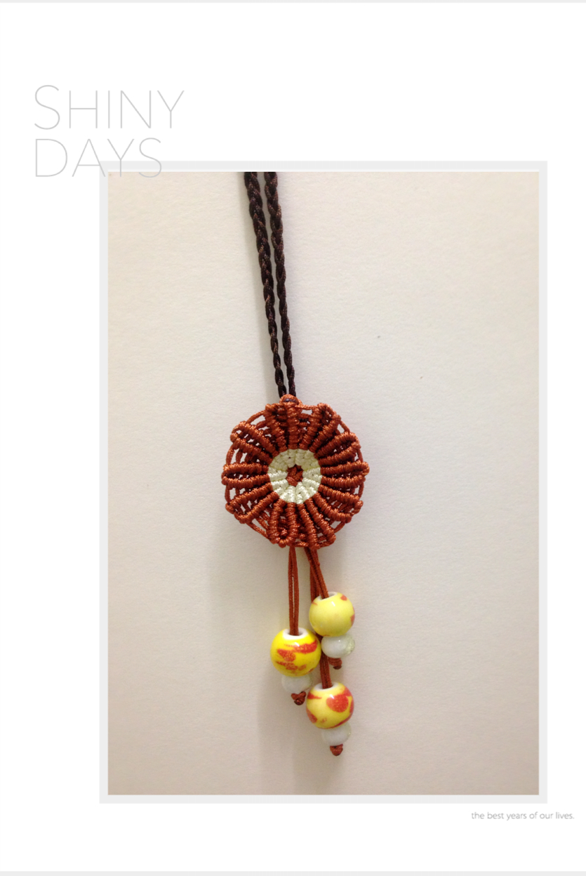 花语~项链系列一|首饰|手工艺|蝶链花 - 原创设计