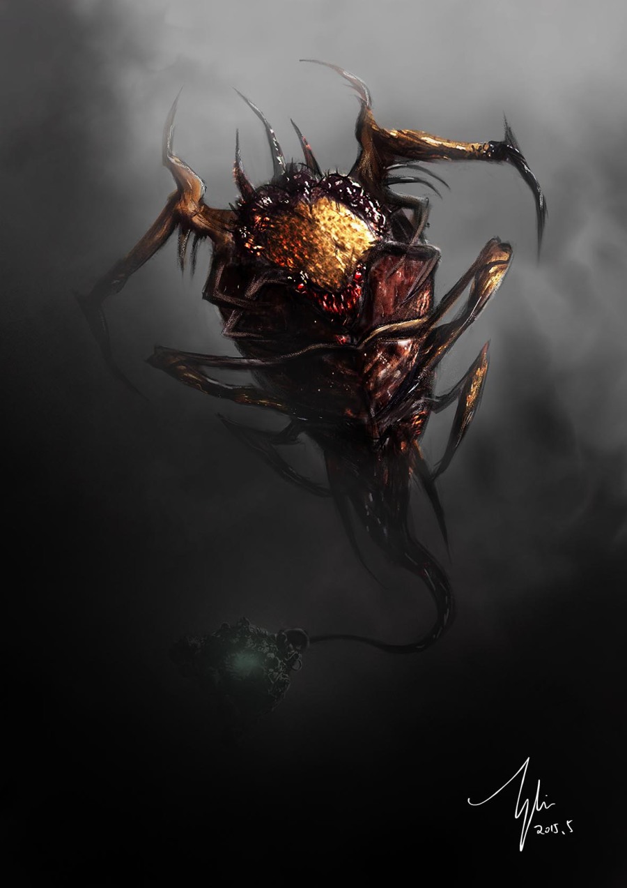 《盗墓笔记》第一部七星鲁王宫怪物概念设计|