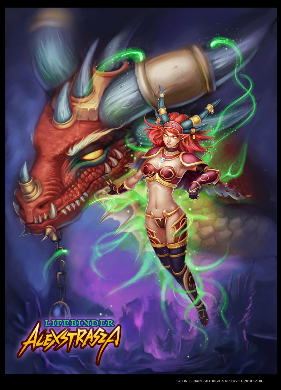 生命守缚者---阿莱克斯塔萨|绘画习作|插画|tinil