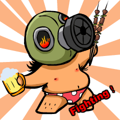 面具萌叔微信表情