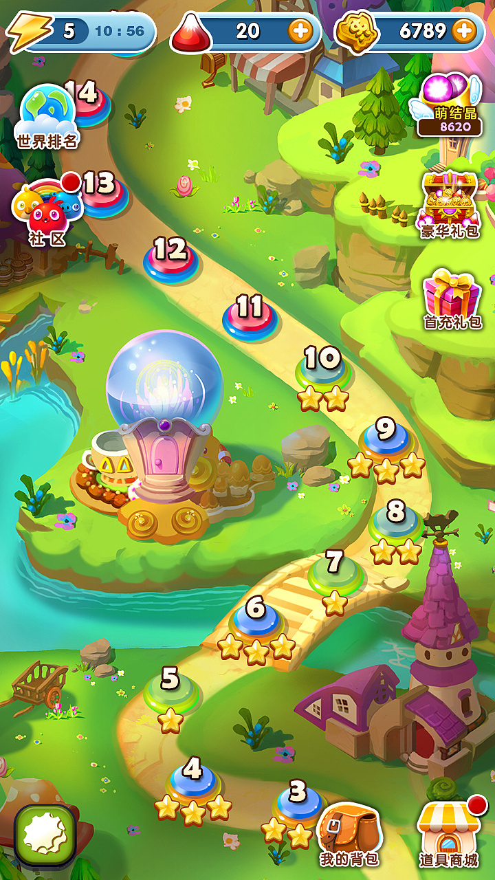 三消游戏《蹦蹦兔大作战》第二版脸谱和部分UI设计|UI|游戏UI|真魂魄 - 原创作品 - 站酷 (ZCOOL)