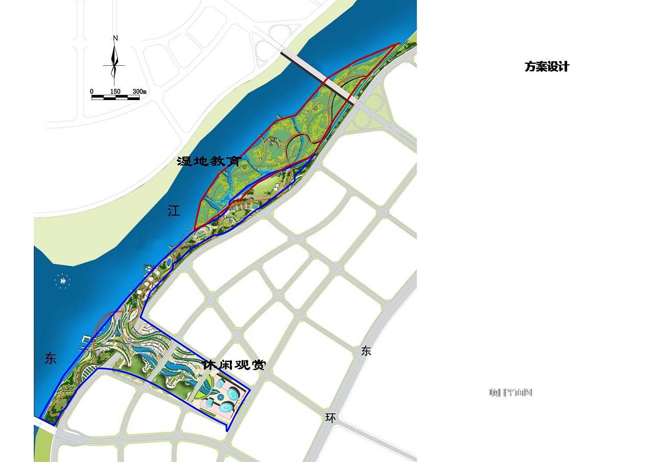 河源市江东新区滨江景观带设计|空间|景观设计