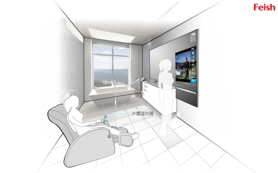 酒店智能健康管理系统概念设计 用PPT制作的