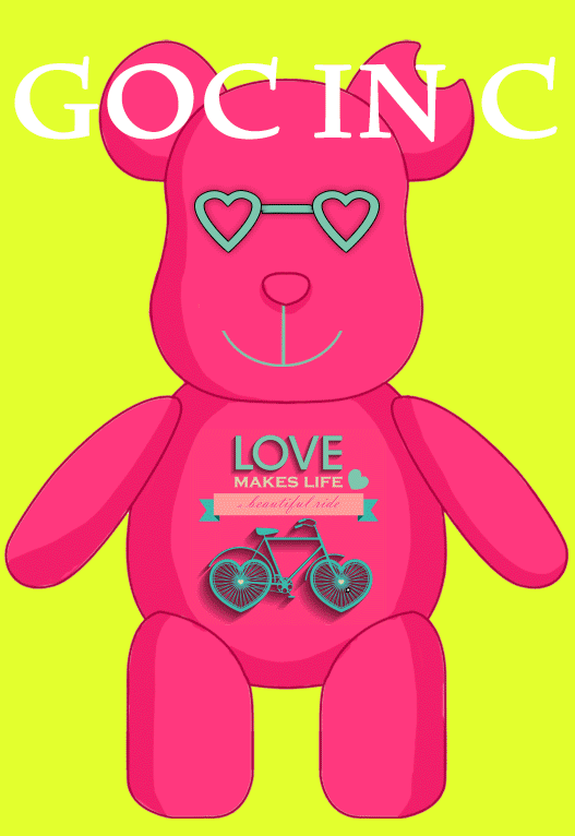 goc小熊花纹设计|插画|商业插画|小倩panny - 原创