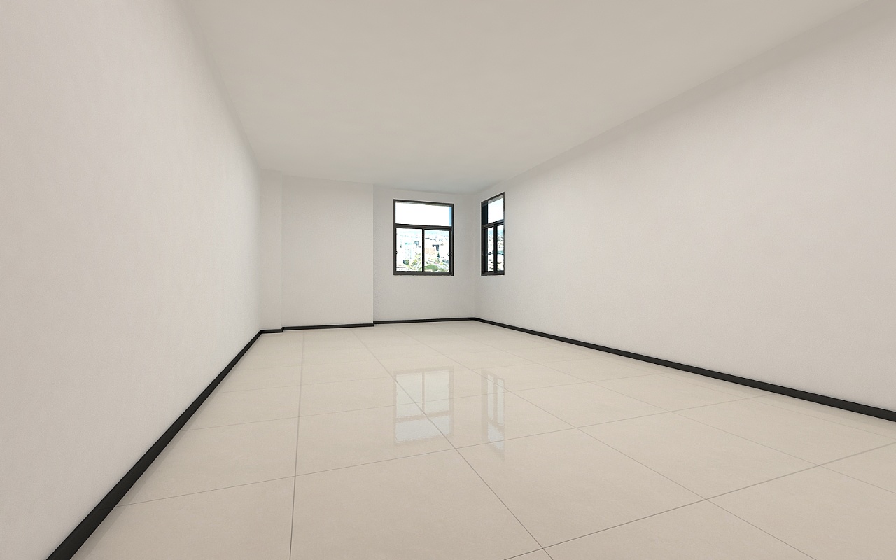 空白房间效果图 3d