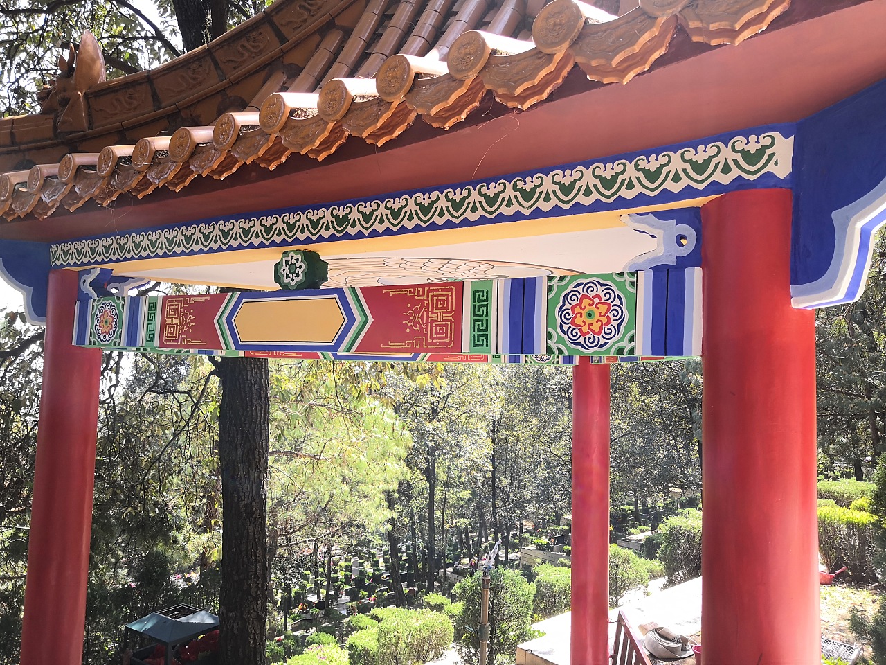 昆明金宝山古建亭子彩绘☆锦泰彩绘☆云南古建彩绘