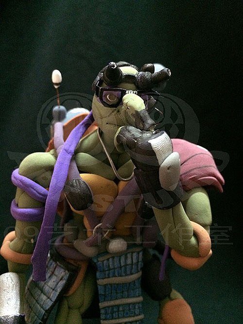 忍者神龟- 超轻纸粘土可动玩偶 第二弹 多纳泰罗
