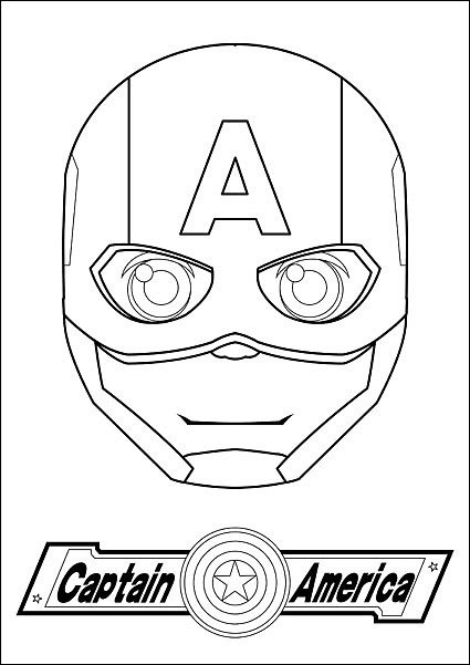 漫威简笔画图片