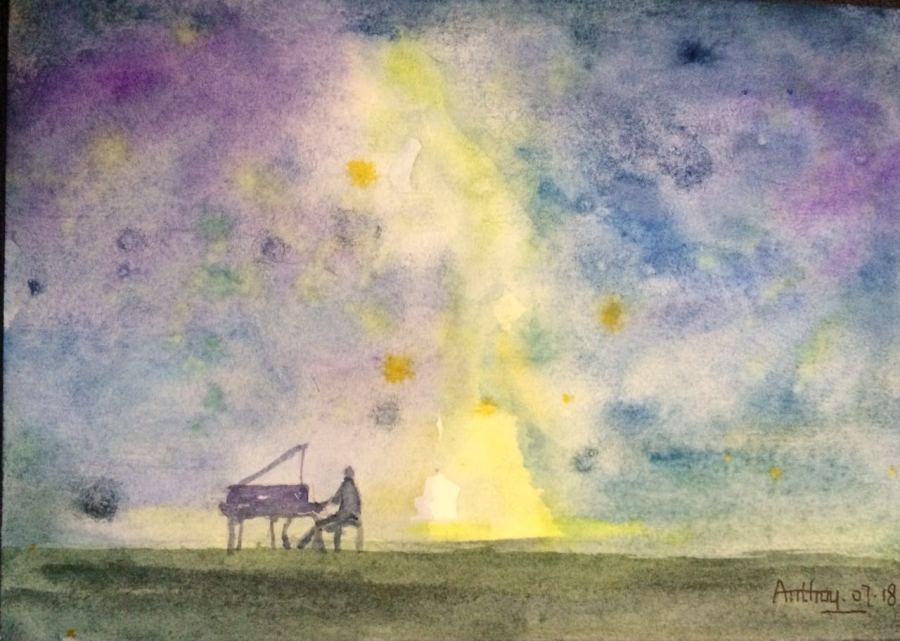 海上钢琴师|儿童插画|插画|韩叶 - 原创设计作品